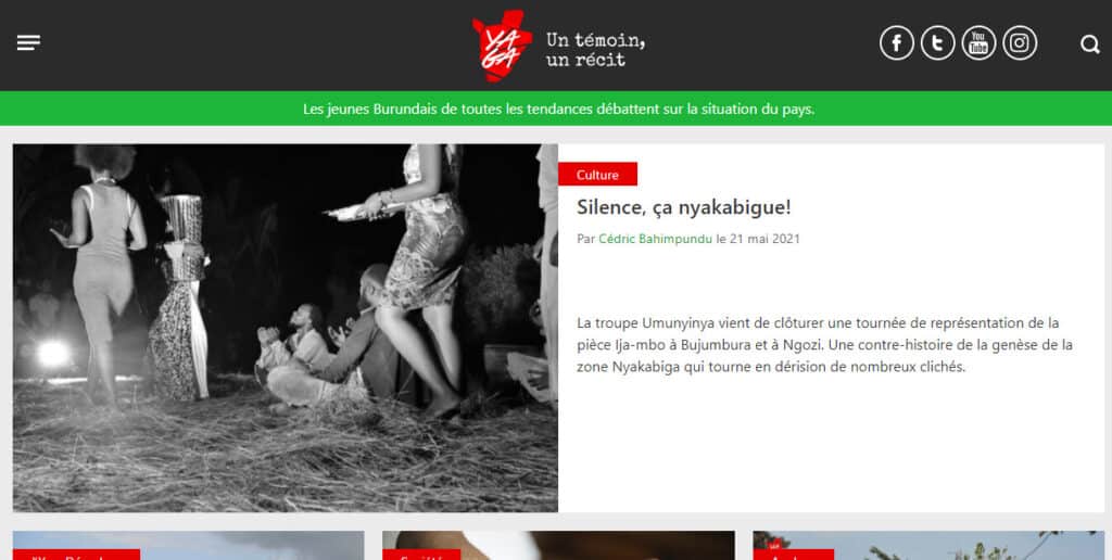 noticiastoday.net-cover of digital newspapers: Yaga-Burundi