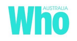 Image shows Who Magazine banner. Oceania News
