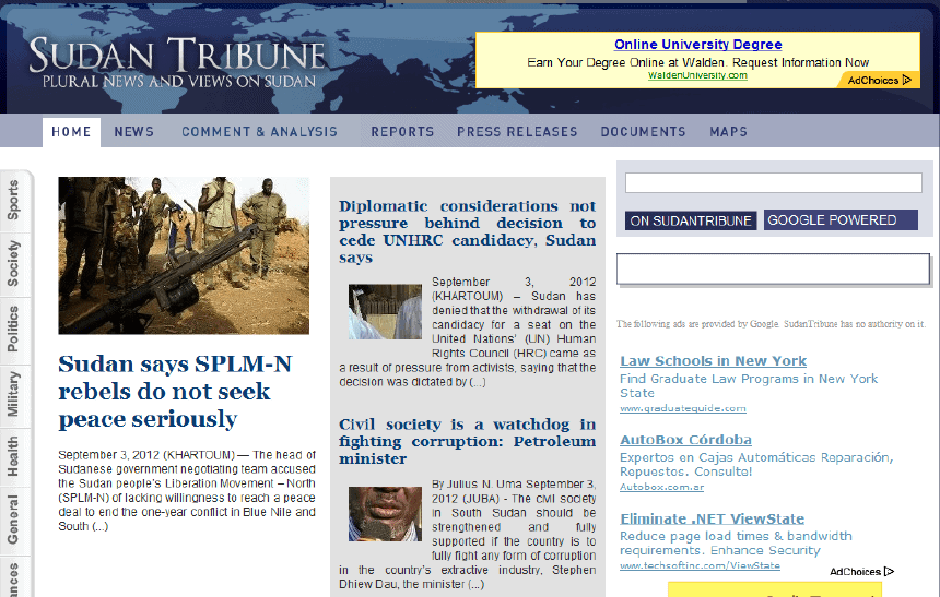 South Sudan News Today - Sudan Tribune