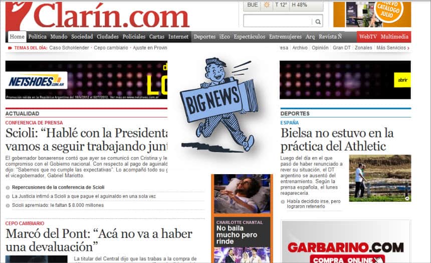 What's the Latest News from Argentina-Clarin