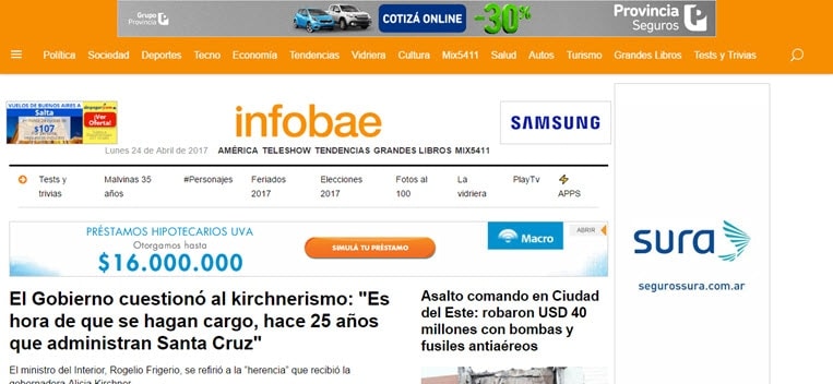 What's the Latest News from Argentina - Infobae