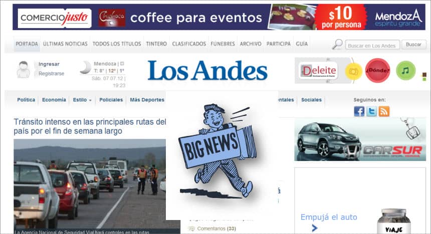 What's the Latest News from Argentina - Los Andes