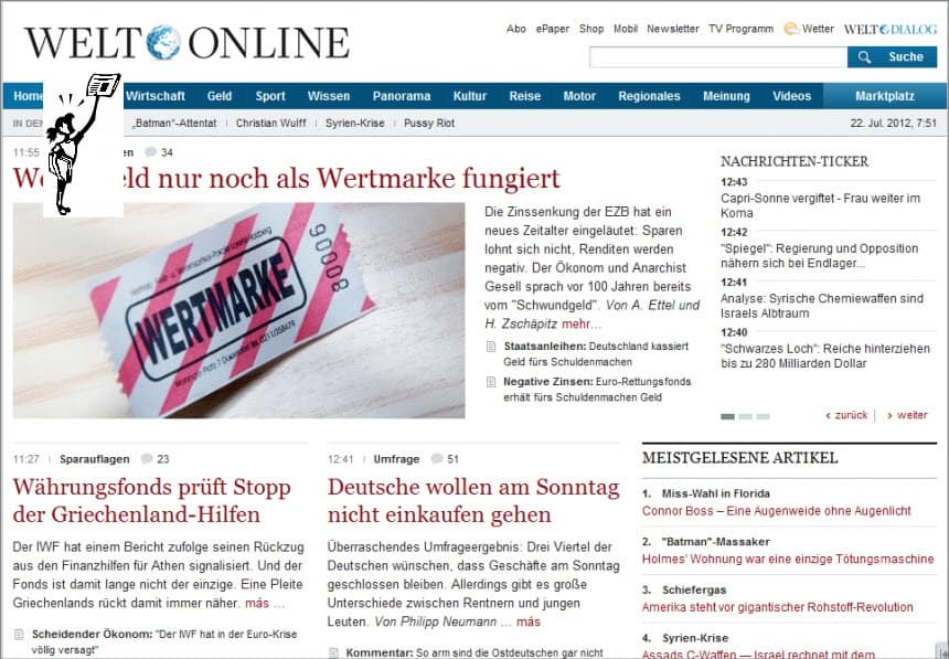 Germany News Today - Newspaper Die Welt