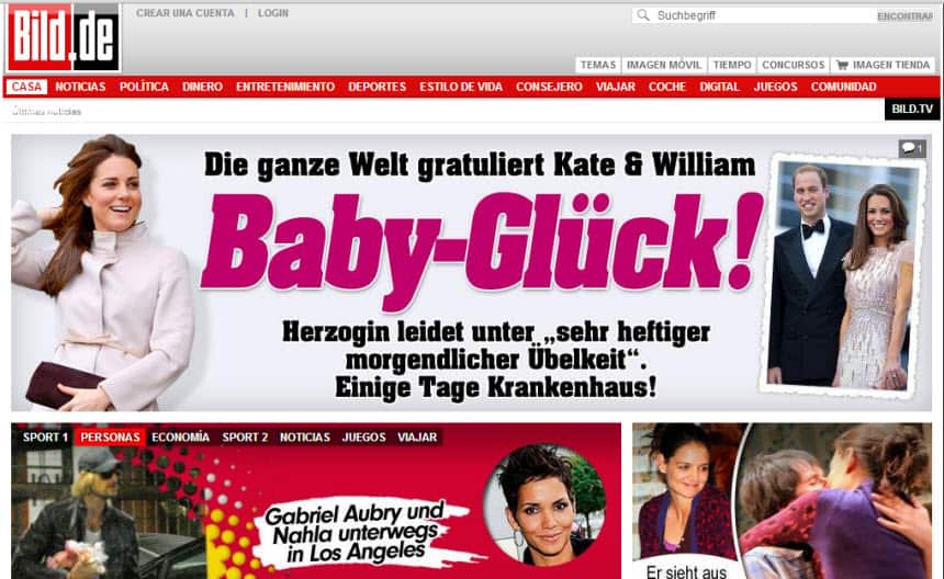 Germany News Today - Newspaper The Bild